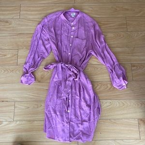 Lavender long sleeve dress! Size XS
